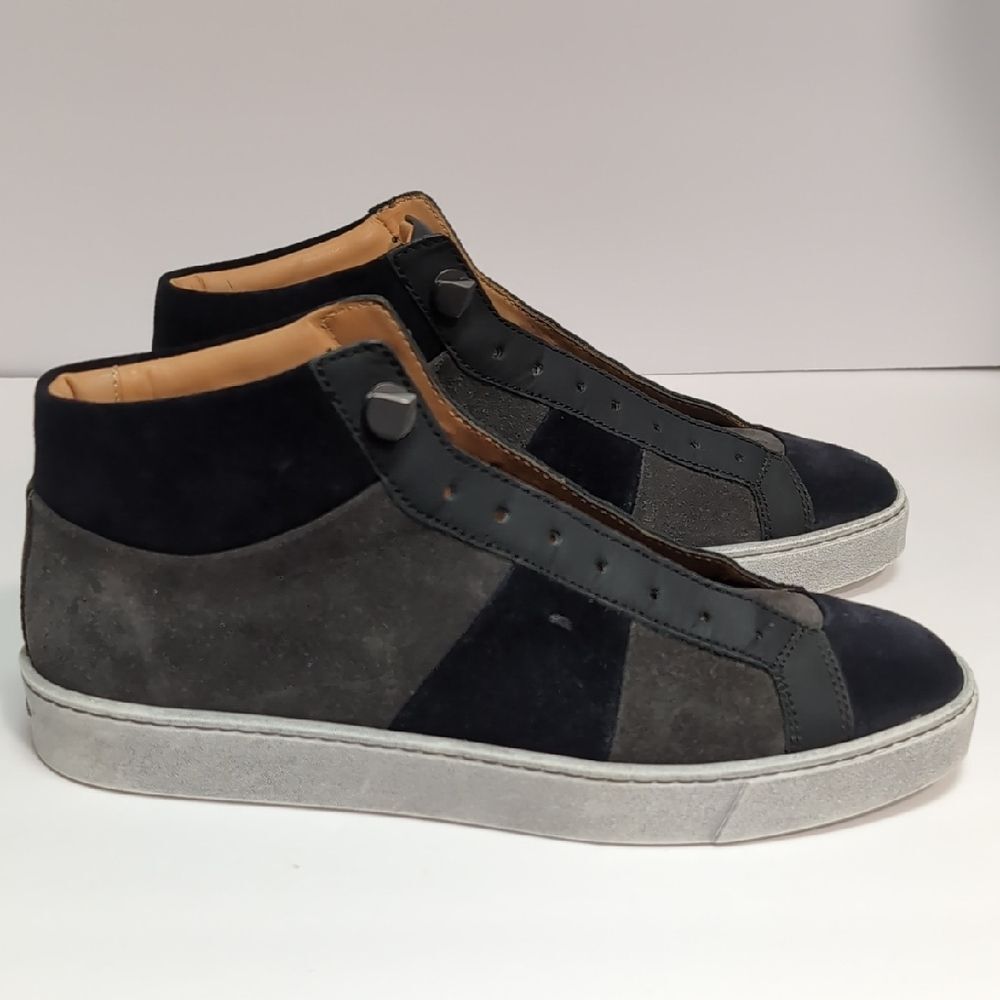 Santoni Suede High Too Sneakers